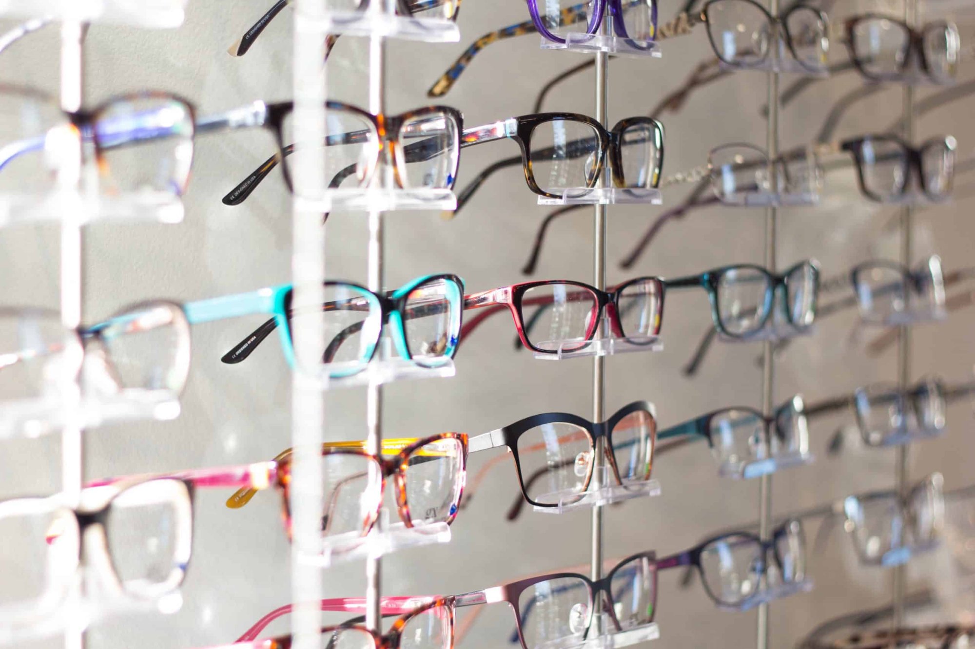 Eyeglass frame selection at Ewing Optical